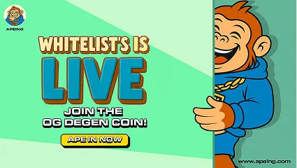 Whitelist's is live. Join the og degen coin. Ape in now