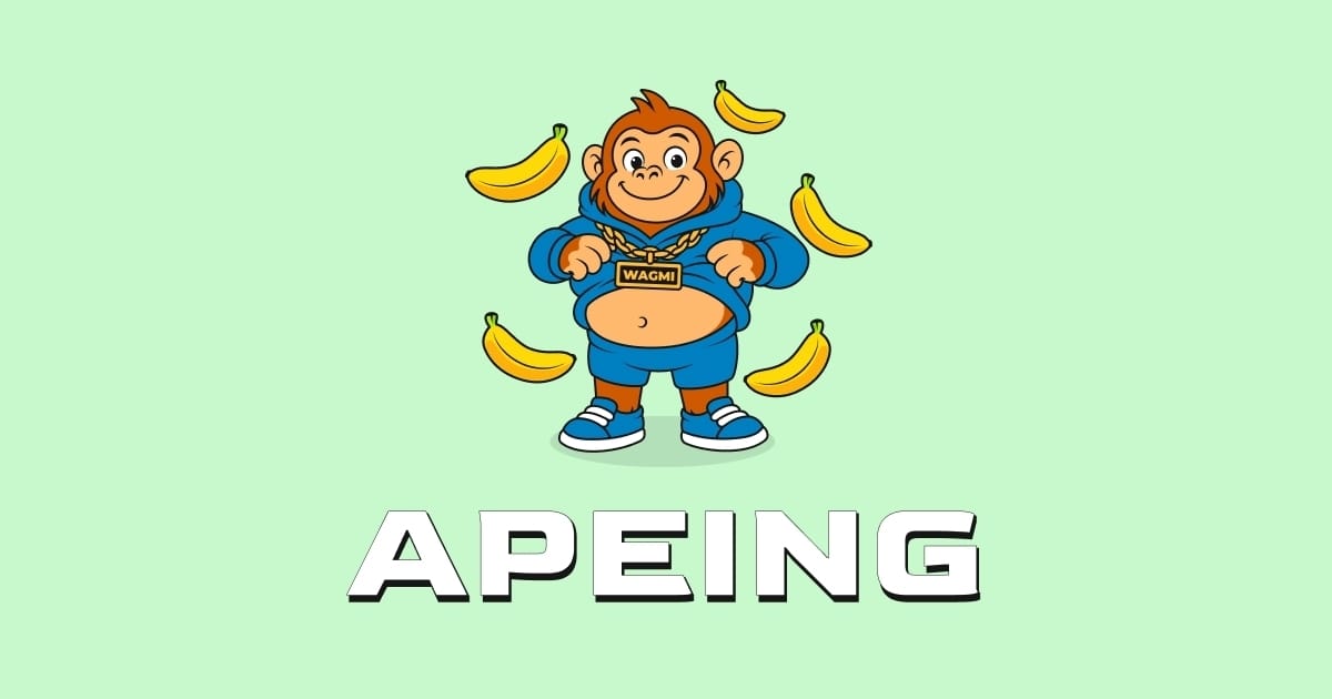Apeing Going Banana's
